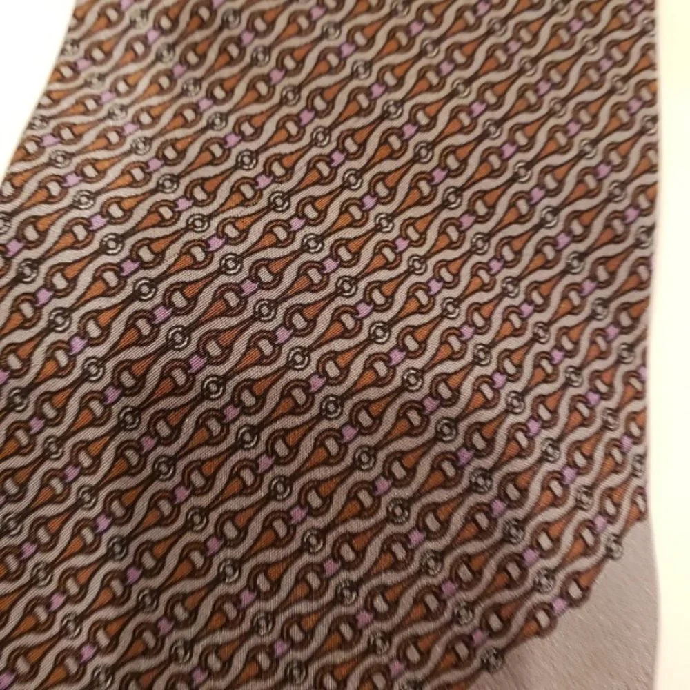 Vintage GUCCI horsebit mens neckwear tie